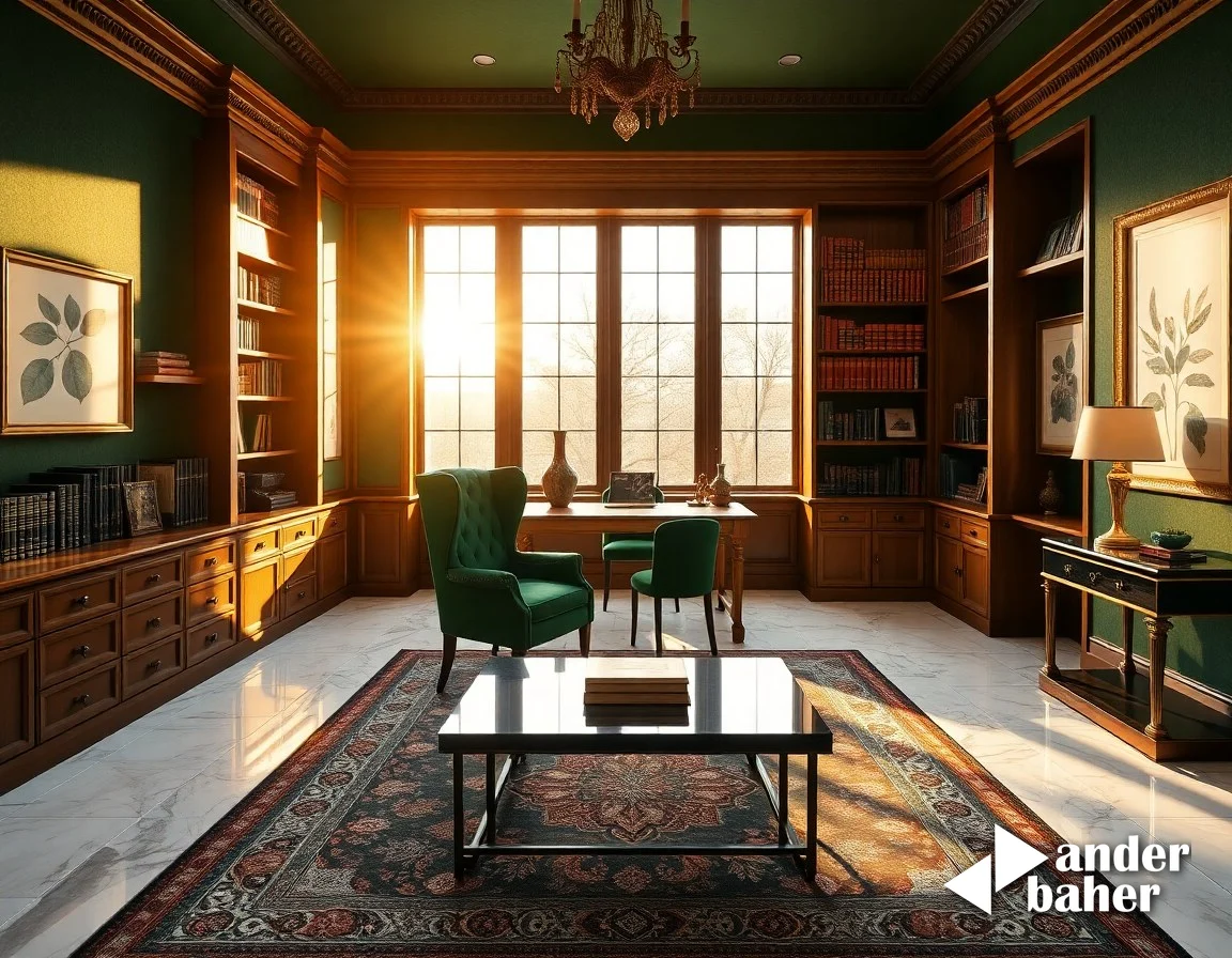 Interior & landscape design — Traditional · Home Office